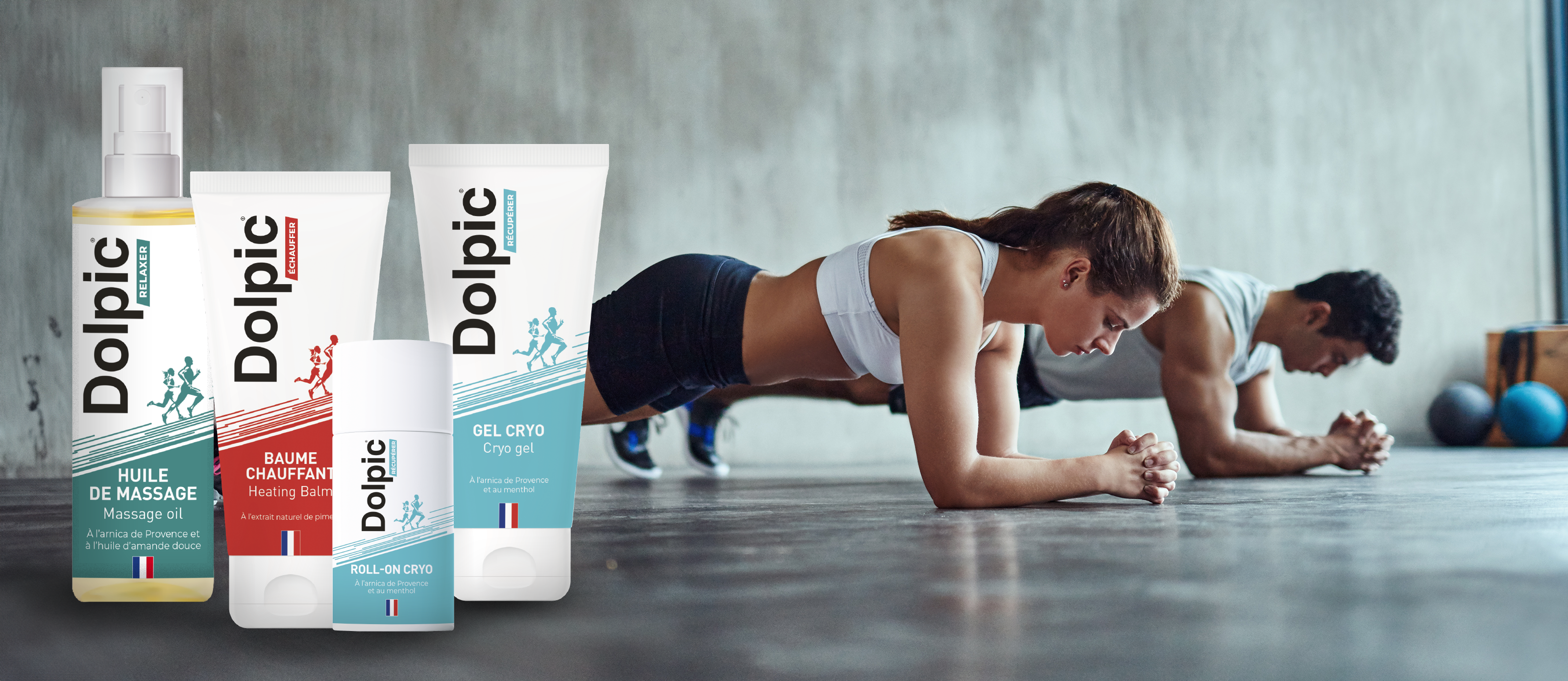 Dolpic, la routine des sportifs pratiquant le fitness et le renforcement musculaire